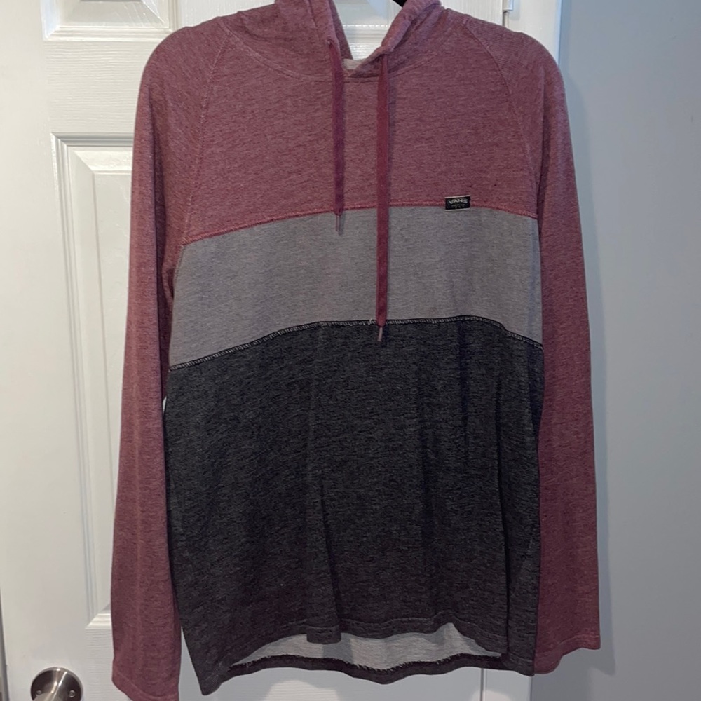 Vans long sleeve hooded t shirt